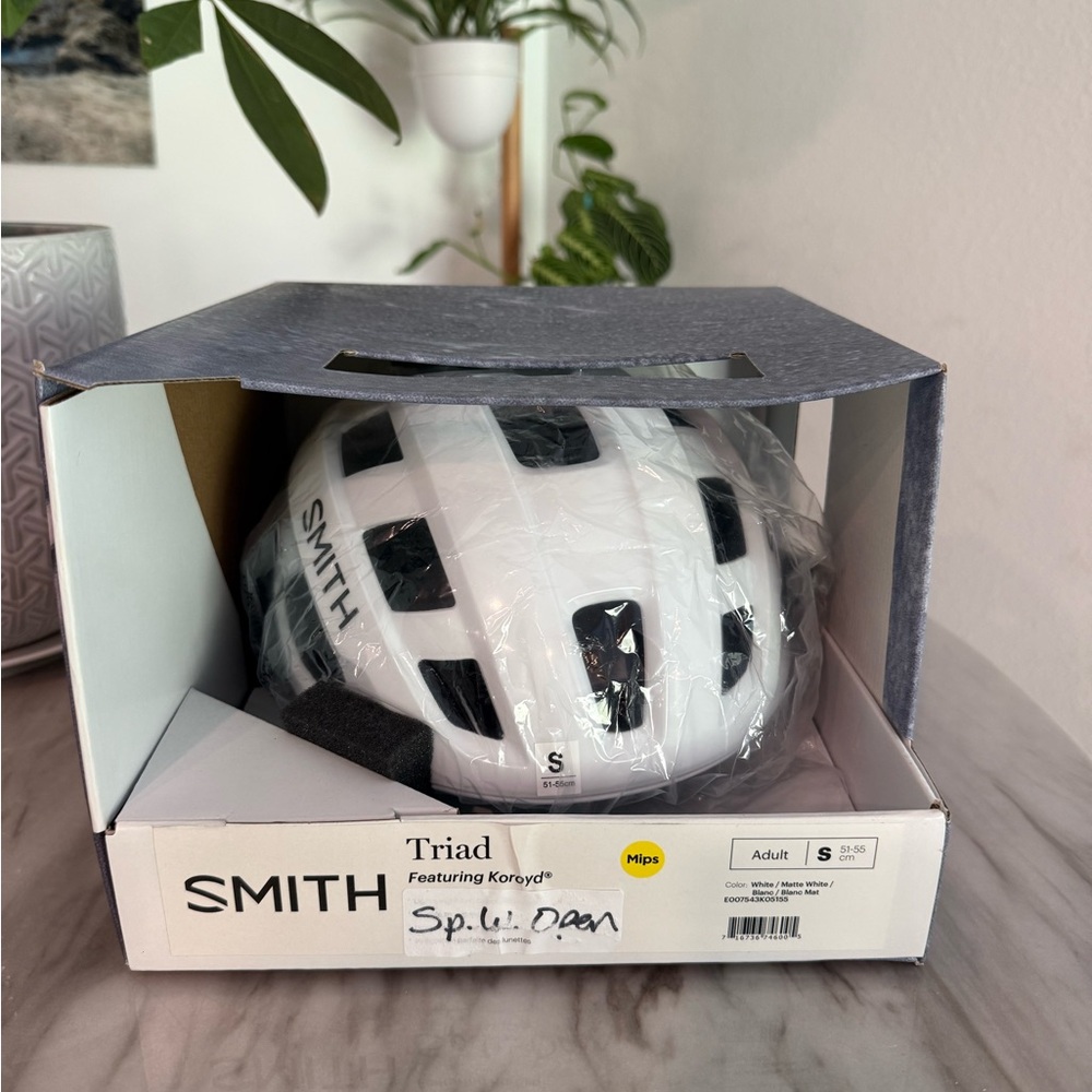 Smith Triad White Helmet